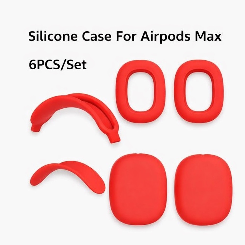 Red Silicone Case for AirPods Max